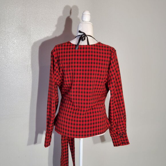 UNBRANDED BLOUSE LONG SLEEVE NO SIZE (LIKE SIZE L) - Picture 2 of 4